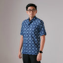 Auroblu - Mandalas Premium Men's Short Sleeve Batik Shirt - Mandalas
