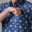 Auroblu - Mandalas Premium Men's Short Sleeve Batik Shirt - Mandalas