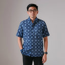Auroblu - Mandalas Premium Men's Short Sleeve Batik Shirt - Mandalas