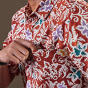 Autum - Mandalas Kemeja Batik Pria Premium Lengan Pendek - Mandalas