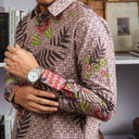 Avedara - Mandalas Kemeja Batik Pria Premium Lengan Panjang - Mandalas