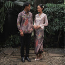 Avedara - Mandalas Set Sarimbit Couple Kemeja Lengan Panjang dan Rok Batik Premium - Mandalas