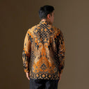 Avemas - Mandalas Premium Men’s Long Sleeve Batik Shirt - Mandalas