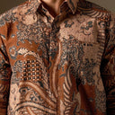 Averum - Mandalas Premium Men’s Long Sleeve Batik Shirt - Mandalas