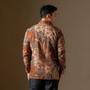 Averum - Mandalas Premium Men’s Long Sleeve Batik Shirt - Mandalas