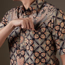 Avesari - Mandalas Kemeja Batik Pria Premium Lengan Pendek - Mandalas