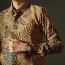 Aveso - Mandalas Kemeja Batik Pria Premium Lengan Panjang - Mandalas