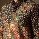 Avewani - Mandalas Premium Men’s Long Sleeve Batik Shirt - Mandalas
