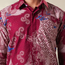 Avogenta - Mandalas Kemeja Batik Pria Premium Lengan Panjang - Mandalas