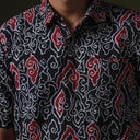 Awanaka - Mandalas Kemeja Batik Pria Premium Lengan Pendek - Mandalas