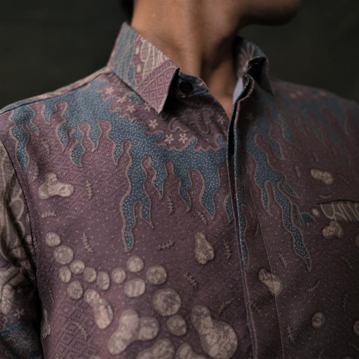 Timine - Mandalas Premium Men's Long Sleeve Batik Shirt