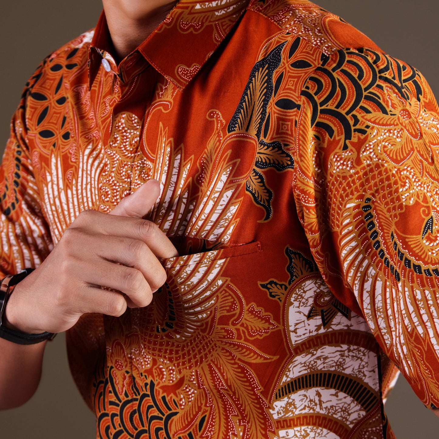 Mertapa - Mandalas Kemeja Batik Pria Premium Lengan Pendek