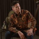 Banara - Mandalas Kemeja Batik Pria Premium Lengan Panjang - Mandalas