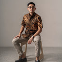 Banara - Mandalas Kemeja Batik Pria Premium Lengan Pendek - Mandalas