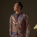 Banyura - Mandalas Kemeja Batik Pria Premium Lengan Panjang - Mandalas