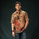 Baratit - Mandalas Kemeja Batik Pria Lengan Pendek - Mandalas
