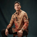 Baratit - Mandalas Kemeja Batik Pria Premium Lengan Panjang - Mandalas