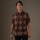 Bejana - Mandalas Kemeja Batik Pria Premium Lengan Pendek - Mandalas