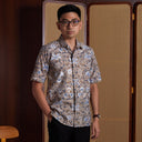 Belzur - Mandalas Kemeja Batik Pria Premium Lengan Pendek - Mandalas