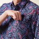 Biruna - Mandalas Kemeja Batik Pria Premium Lengan Pendek - Mandalas
