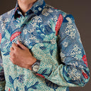 Blazur - Mandalas Kemeja Batik Pria Premium Lengan Panjang - Mandalas