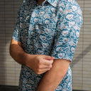 Blunawan - Mandalas Kemeja Batik Pria Premium Lengan Pendek - Mandalas