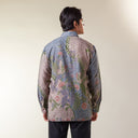 Blurana - Mandalas Premium Men's Long Sleeve Batik Shirt - Mandalas