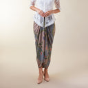 Blurana - Mandalas Sarimbit Couple Set Long Sleeve Shirt and Premium Batik Skirt - Mandalas