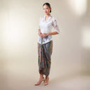 Blurana - Mandalas Women’s Premium Batik Wrap Skirt - Mandalas