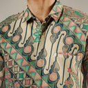 Blurosa - Mandalas Kemeja Batik Pria Premium Lengan Pendek - Mandalas