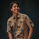 Blutit - Mandalas Kemeja Batik Pria Premium Lengan Pendek - Mandalas