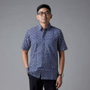 Bluven - Mandalas Kemeja Batik Pria Premium Lengan Pendek - Mandalas