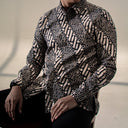 Bonadan - Mandalas Kemeja Batik Pria Premium Lengan Panjang - Mandalas