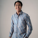 Bonavi - Mandalas Kemeja Batik Pria Premium Lengan Panjang - Mandalas