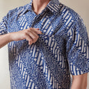 Bonazur - Mandalas Premium Men's Short Sleeve Batik Shirt - Mandalas
