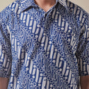 Bonazur - Mandalas Premium Men's Short Sleeve Batik Shirt - Mandalas