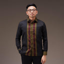 Brahmastra - Mandalas Kemeja Tenun Pria Songket Handmade Lengan Panjang Premium - Mandalas