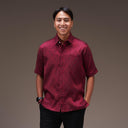 Branarata - Mandalas Kemeja Tenun Pria Handmade Lengan Pendek Premium - Mandalas