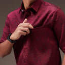 Branarata - Mandalas Kemeja Tenun Pria Handmade Lengan Pendek Premium - Mandalas