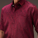 Branarata - Mandalas Kemeja Tenun Pria Handmade Lengan Pendek Premium - Mandalas