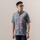 Buanu - Mandalas Kemeja Batik Pria Premium Lengan Pendek - Mandalas