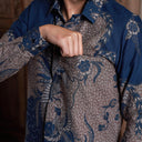 Bunavi - Mandalas Kemeja Batik Pria Premium Lengan Panjang - Mandalas