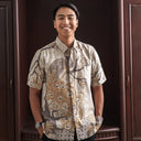 Burtit - Mandalas Kemeja Batik Pria Premium Lengan Pendek - Mandalas