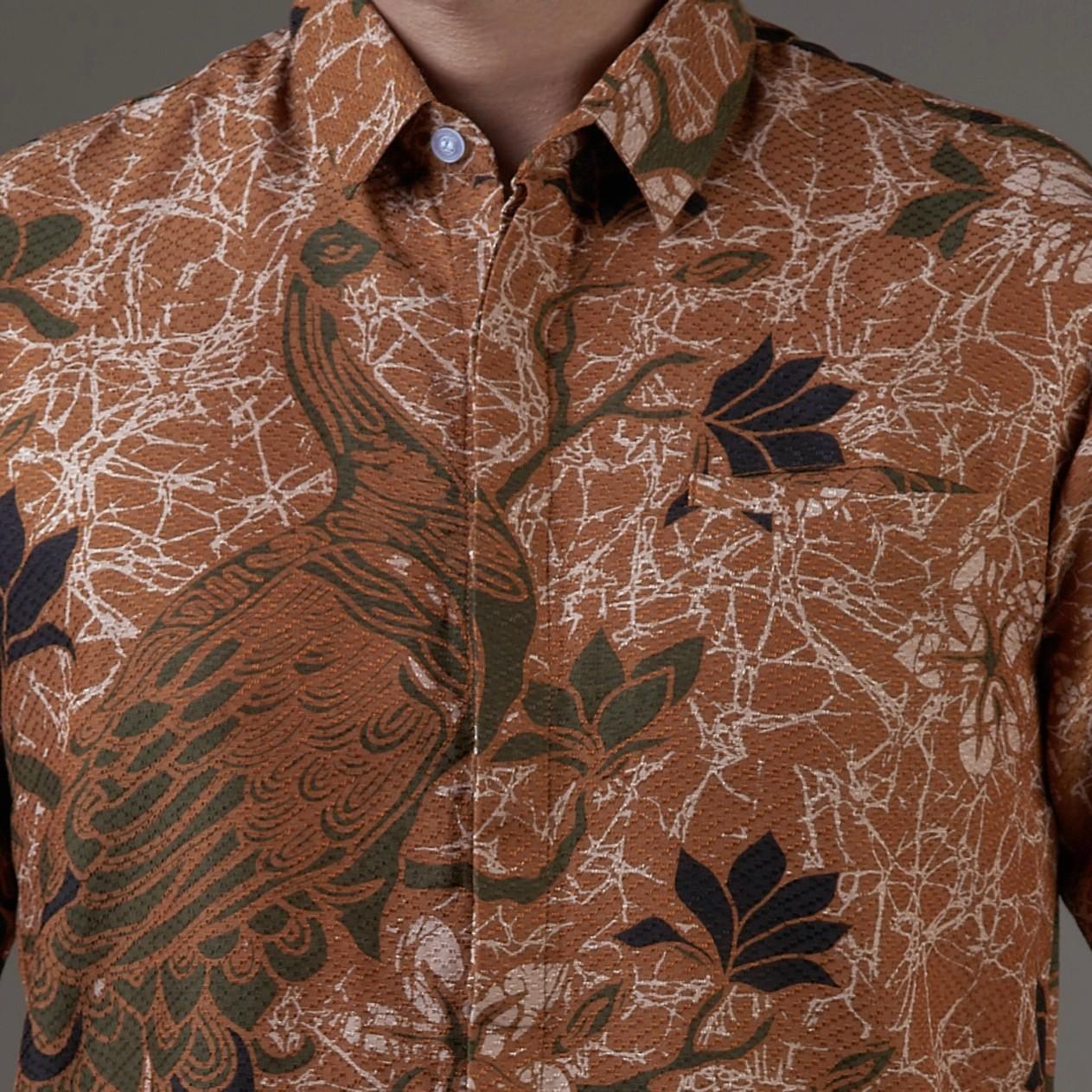 Vertit - Mandalas Kemeja Batik Pria Premium Lengan Pendek