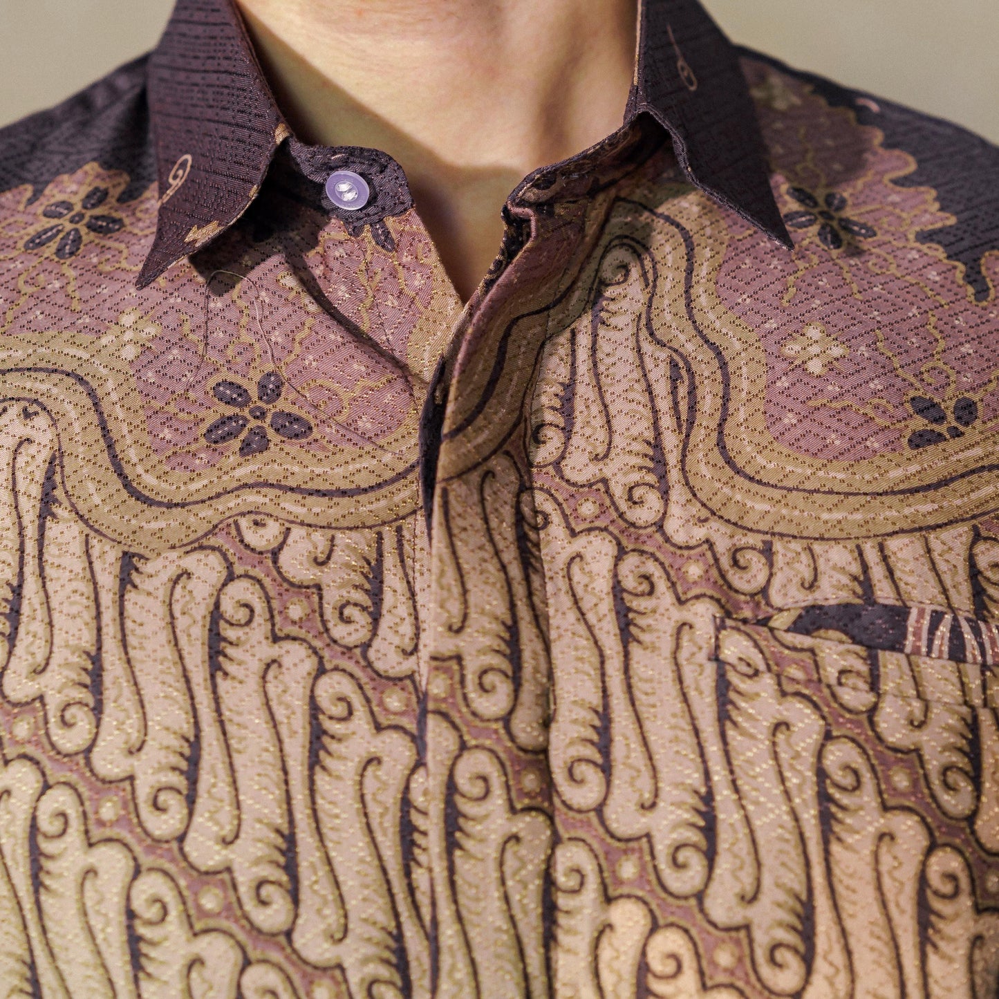 Dataro - Mandalas Premium Men's Short Sleeve Batik Shirt