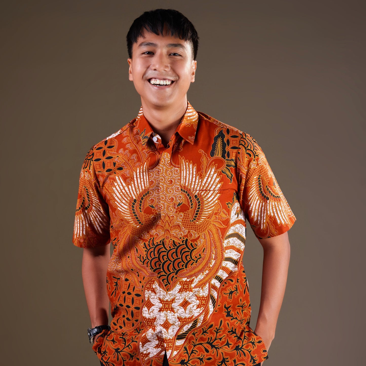 Mertapa - Mandalas Kemeja Batik Pria Premium Lengan Pendek