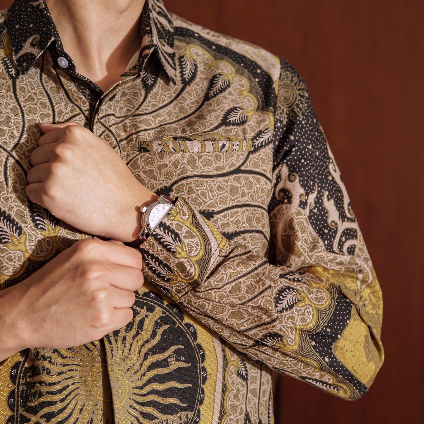 Marning - Mandalas Kemeja Batik Pria Premium Lengan Panjang