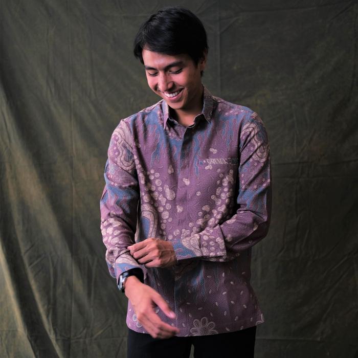 Timine - Mandalas Premium Men's Long Sleeve Batik Shirt