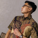 Cakrawala - Mandalas Kemeja Batik Pria Premium Lengan Pendek - Mandalas