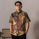 Cakrawala - Mandalas Kemeja Batik Pria Premium Lengan Pendek - Mandalas